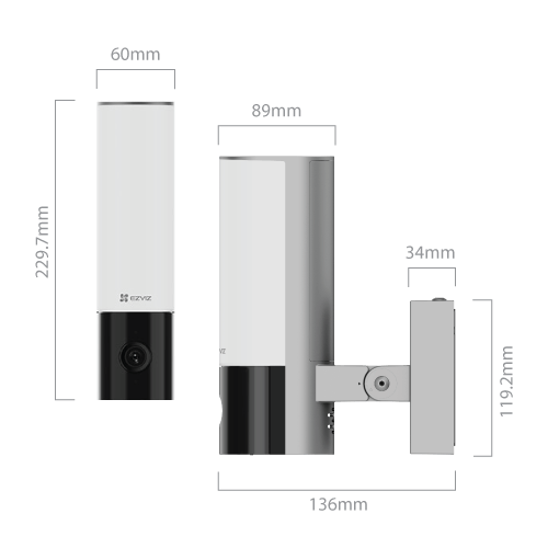 EZVIZ Nutikas Wifikaamera seinalambiga EL3 3MP