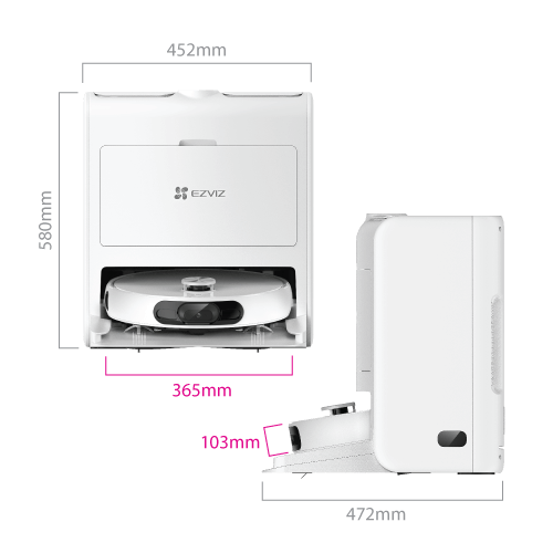 EZVIZ RS2 Robottolmuimeja & Märgpuhastus