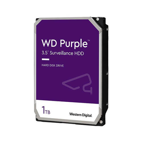 Kõvaketas 1-8TB (HDD), 24/7 salvestamiseks, Western Digital Purple