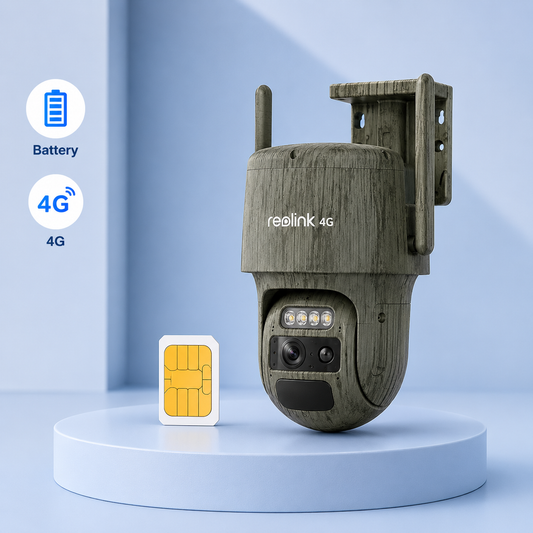 Reolink TrackMix LTE-C 4G SIM Kaardiga 8MP/4K – nutikas jahikaamera 360° vaate ja loomade tuvastusega
