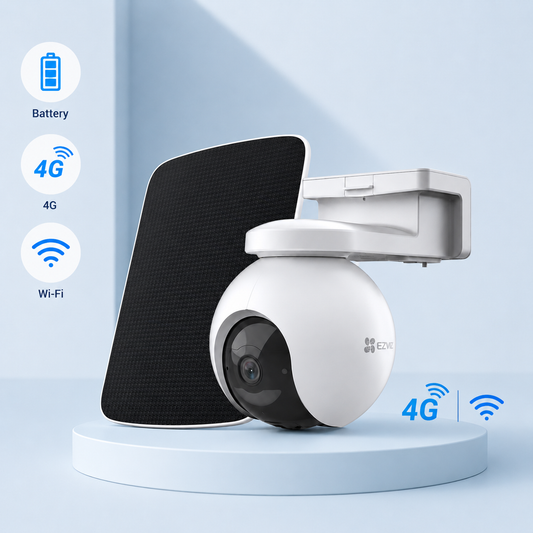 UUS! 4K 8MP 4G SIM Kaardi & WIFI - ga Akuga Pöördkaamera EZVIZ EB8 4K
