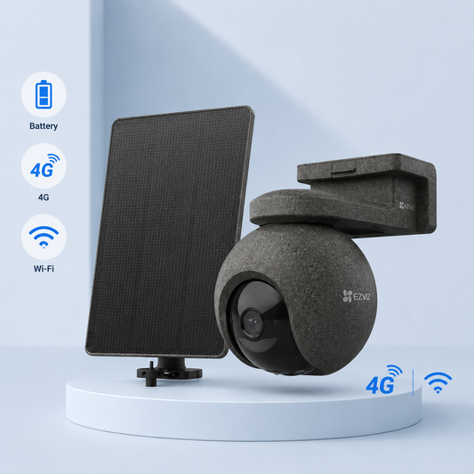 UUS! EZVIZ EB8 4K Pro Ranger  8MP 4G SIM Kaardi & WIFI - ga Akuga Pöördkaamera + Päikesepaneel