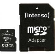 INTENSO 512Gb mälukaart