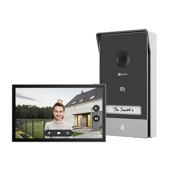 EZVIZ HP7 PRO 8MP näo- ja peopesa tuvastusega välifono + monitor