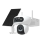 EZVIZ HB90x Dual Kit 4G SIM Kaardi +WiFi 4+4MP akuga väli pöördkaamera koos 8W päikesepaneeliga