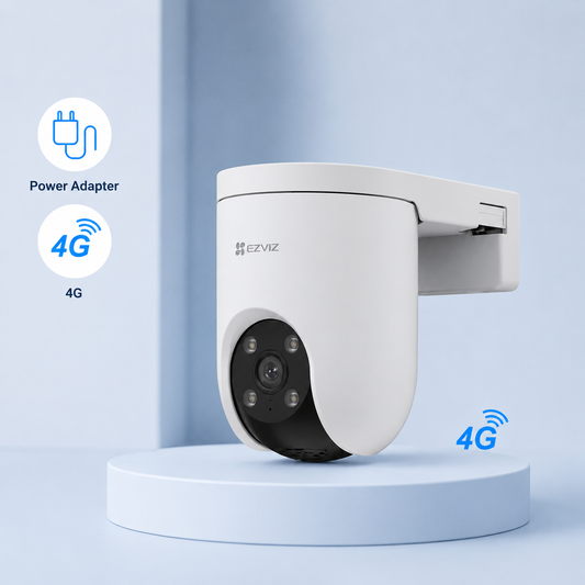 🏠 EZVIZ H8C 4G SIM Kaardiga – nutikas koduvalvekaamera värvilise öönägemisega (toitega)