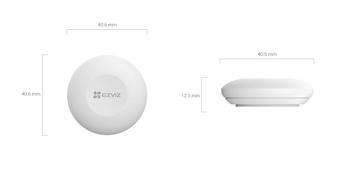 EZVIZ T3C juhtmevaba valvestamise/paanikanupp