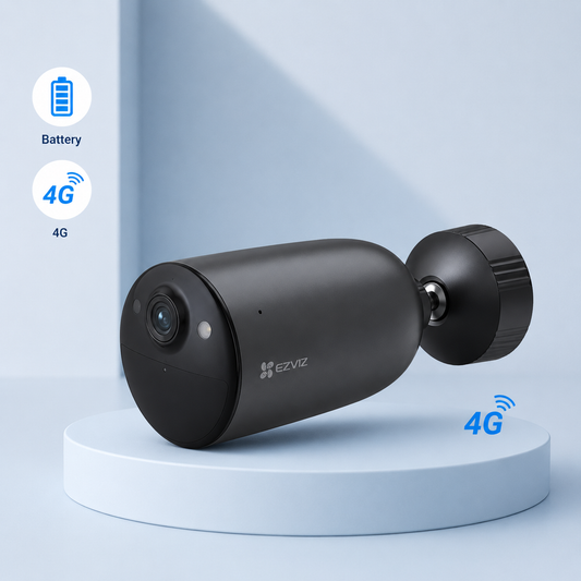 EZVIZ EB3 3MP akuga 4G SIM kaardiga Color Night Vision kaamera