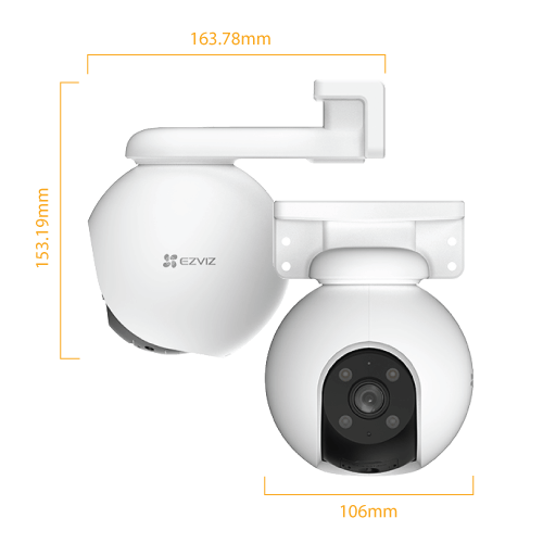 EZVIZ Wifikaamera H8 Pro 5MP